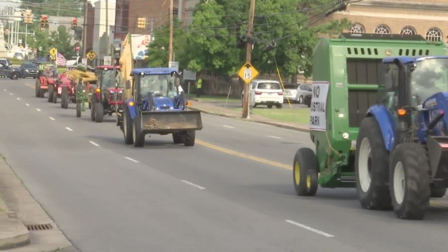 Wilson County tractor parade