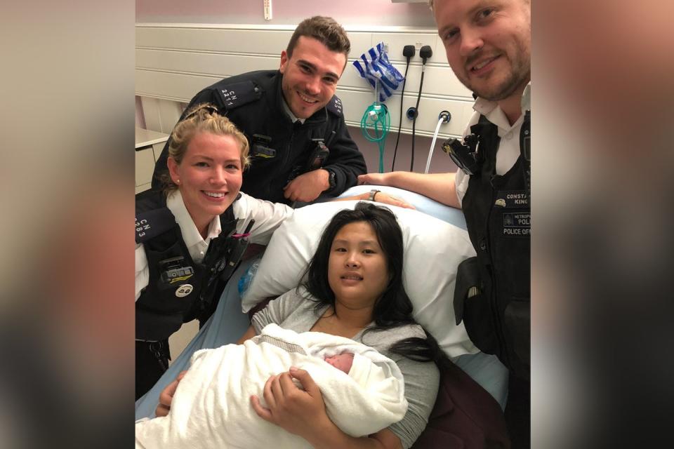 Weihong Yu gave birth five minutes after police arrived to her in Kentish Town: Met Police