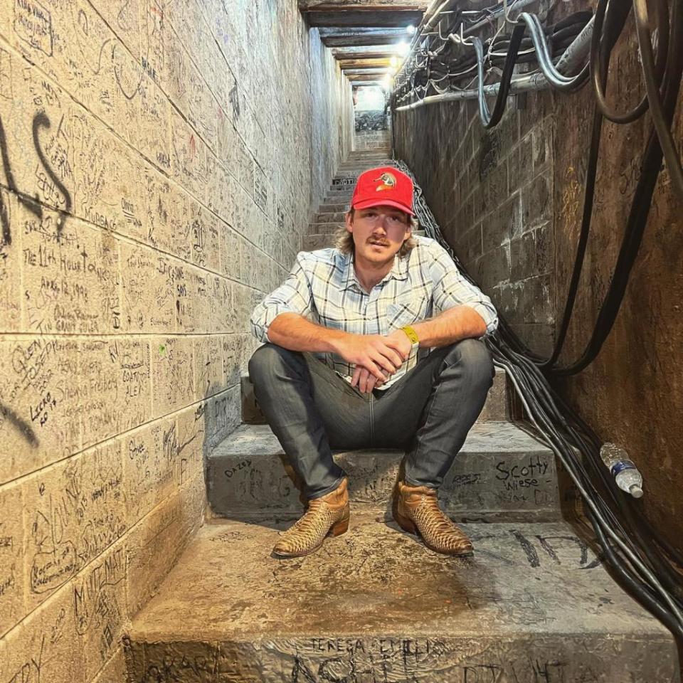 Morgan Wallen has had more more than one drunken moment on Nashville’s Lower Broadway. Instagram/ Morgan Wallen