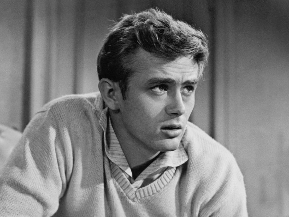 James Dean plays Cal Trask in the motion picture East of Eden. (Photo by John Springer Collection:CORBIS:Corbis via Getty Images)