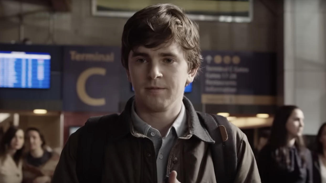  Shawn at airport in The Good Doctor. 