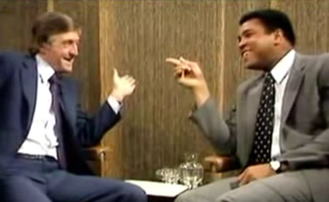 <p>BBC/Youtube</p> Michael Parkinson interview Muhammad Ali on 'Parkinson' in 1981
