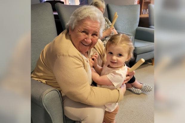 The Together Project are bringing songs and smiles to residents in Brackendale Retirement Housing