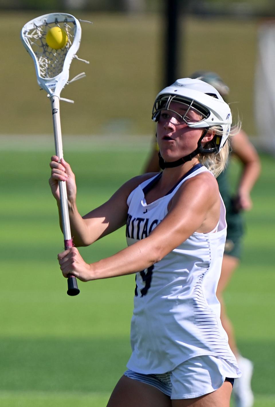 American Heritage-Delray takes on Saint Stephen’s Episcopal in a girls 1A lacrosse semifinal matchup in Naples, Fla.,Friday May 5, 2023.