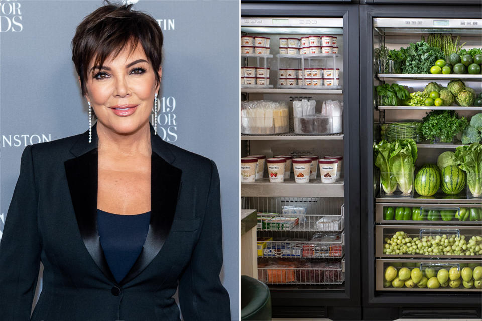 Kris Jenner's Fridges