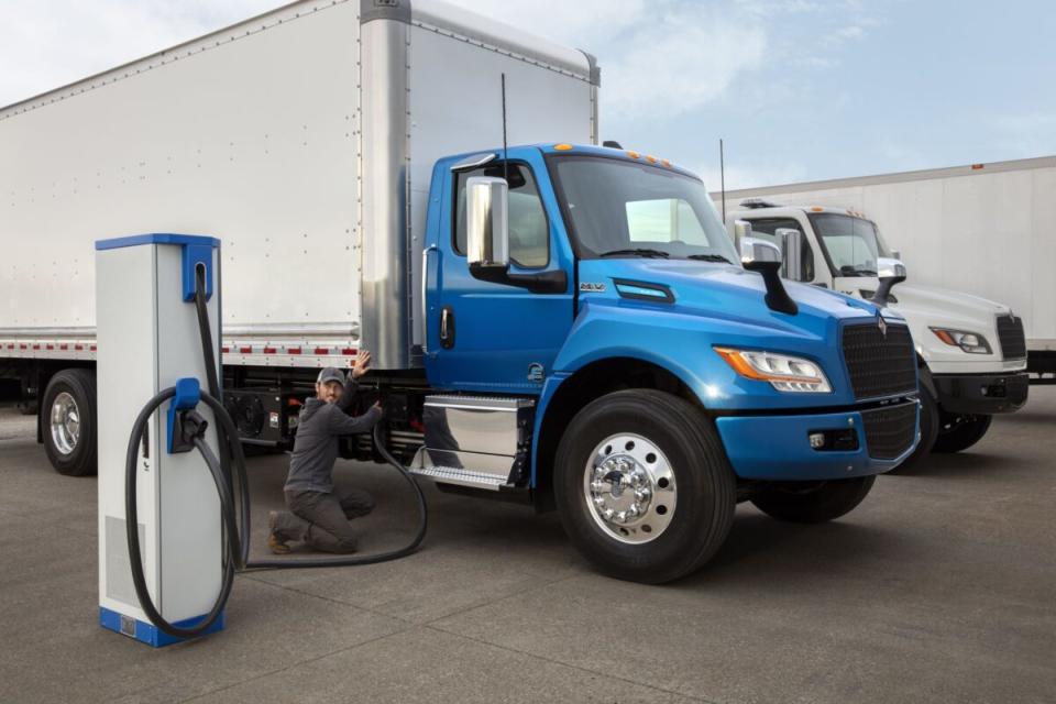 Navistar sold 246 electric medium-duty trucks in California in 2023, leading all OEMs. (Photo: Navistar)