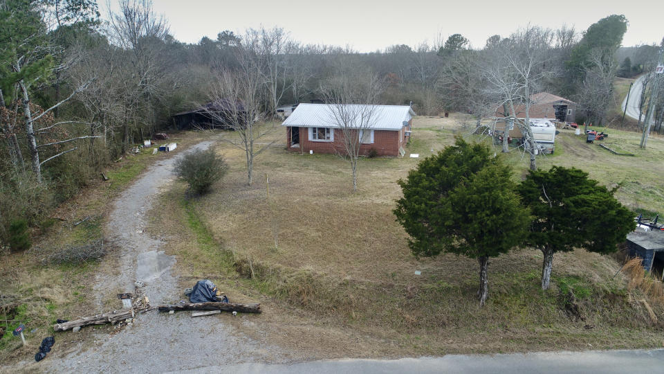 The home of Lonnie Leroy Coffman in Falkville, Ala. (Jamie Speakman / Cullman Daily)