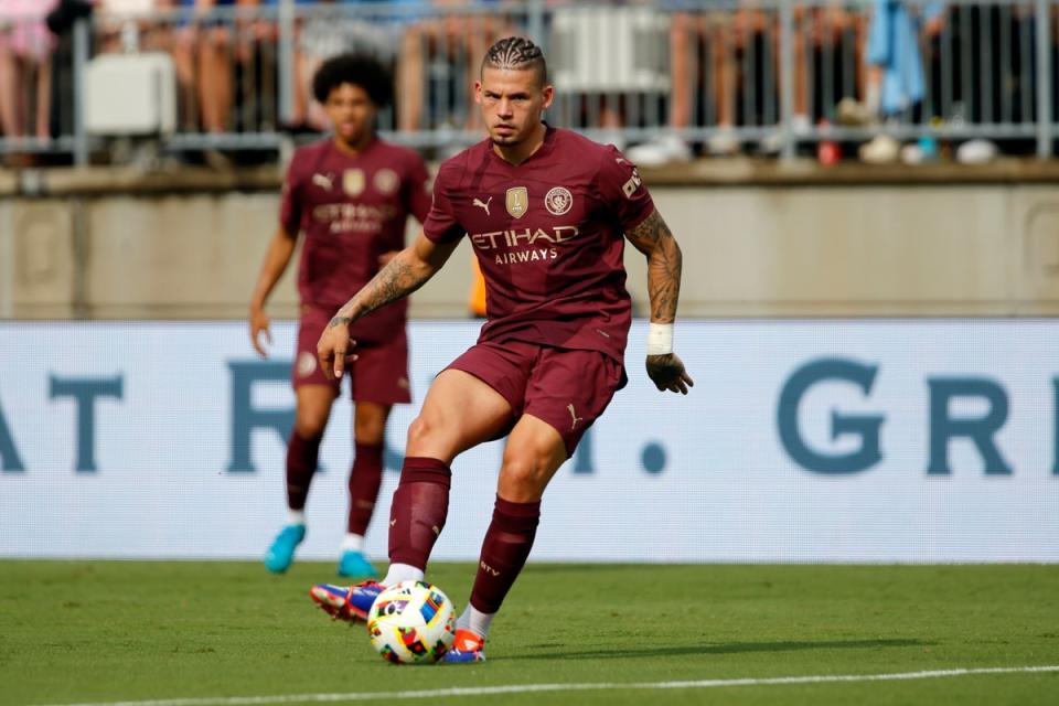 Manchester City may look to elevate current members of the squad which could provide a second chance for the likes of Kalvin Phillips. (AP)