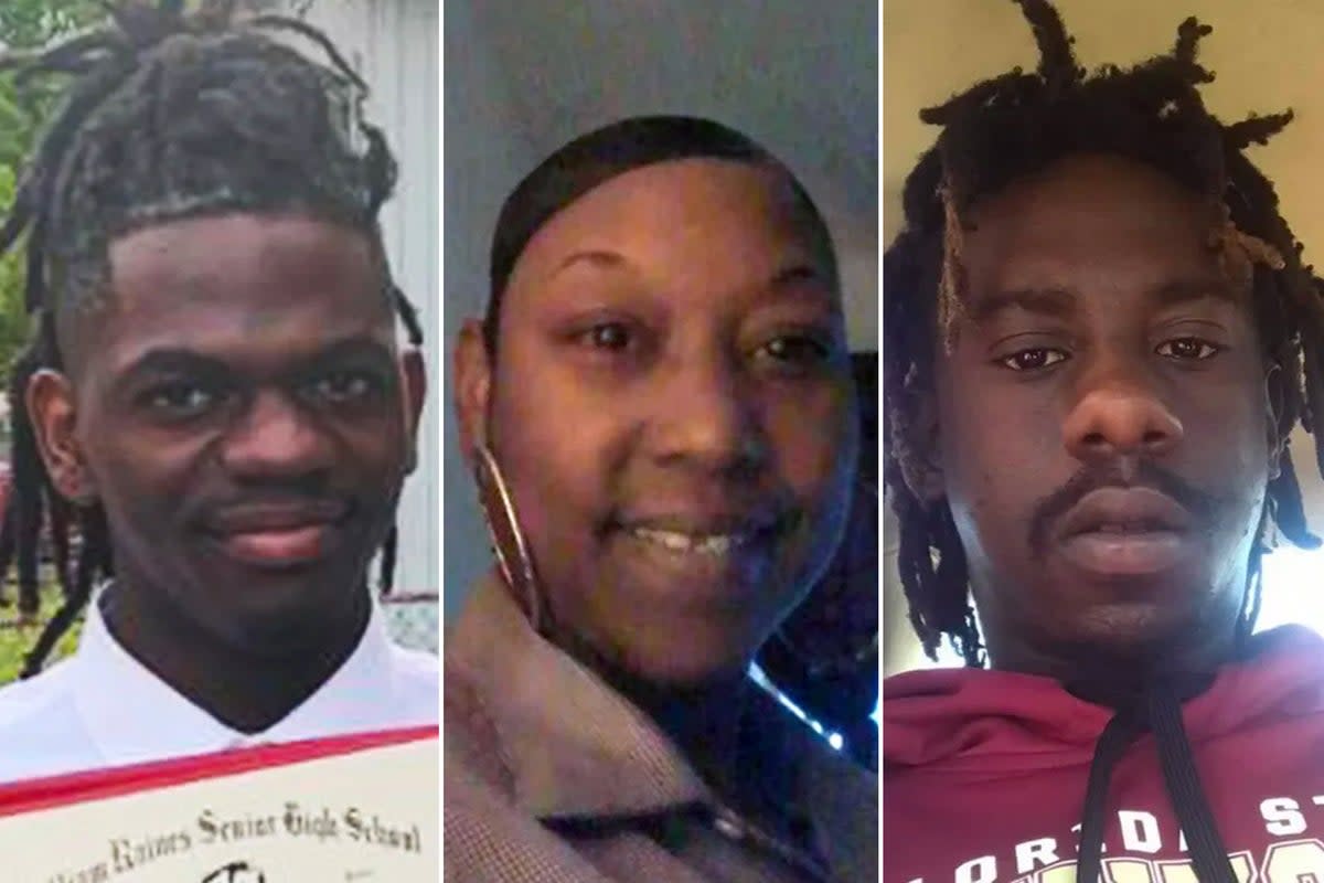 The victims of the Jacksonvile shooting from left to right. Anolt Joseph “A.J.” Laguerre Jr, Angela Michelle Carr and Jerrald De’Shaun Gallion (Family handouts)