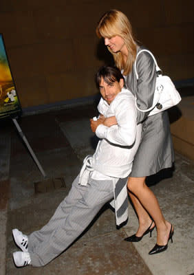 Anthony Kiedis and Celesta at the Hollywood premiere of Sony Pictures Classics' Riding Giants