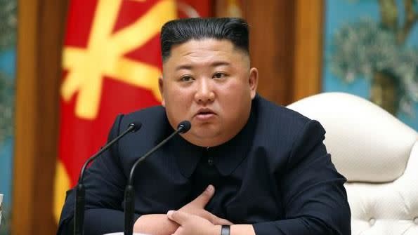 金正恩據傳已施打中國製疫苗。（圖／翻攝自北韓中央通訊社）