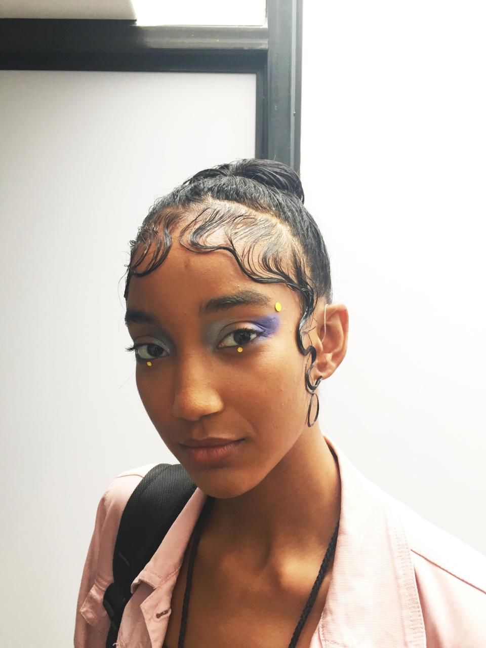 From Rodarte's romantic rose crowns to Dion Lee's lacy body tattoos, six standout beauty moments that took off over the weekend during New York Fashion Week.