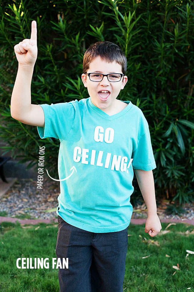 pun halloween costumes ceiling fan