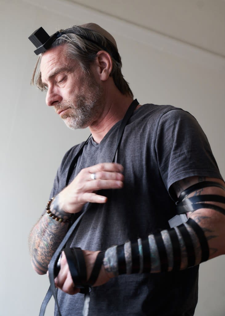 Frank Meeink, who was once a virulent anti-semite tattooed with a flaming swastika and the word “skinhead,” is now an observant Jew, he told The Post. Margot Judge for NY Post