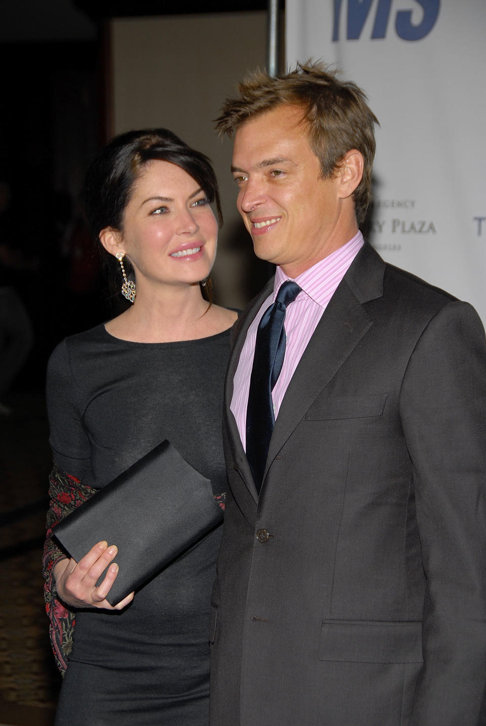 Lara Flynn Boyle and her husband