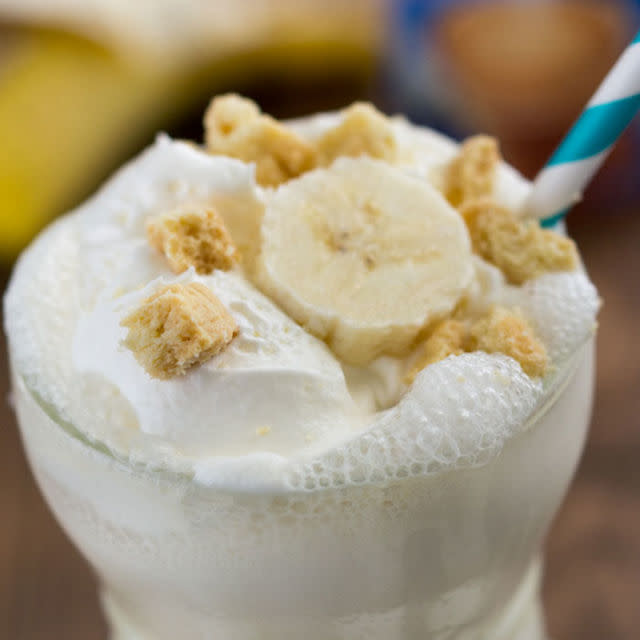 Lightened-Up Banana Cream Pie Milkshake