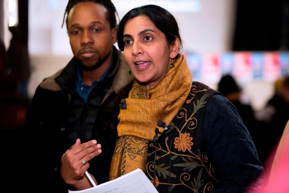 Kshama Sawant was first elected to Seattle City Council in 2013 (AFP via Getty Images)