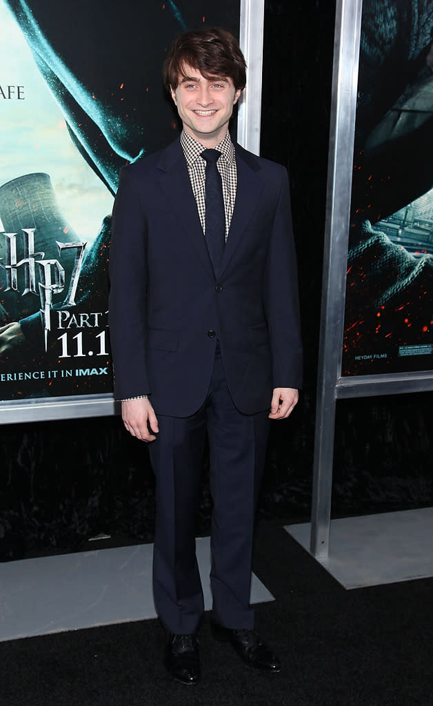 Harry Potter and the Deathly Hallows Pt 1 NYC premiere 2010 Daniel Radcliffe