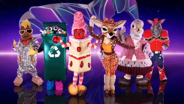 A selection of this year's Masked Singer costumes