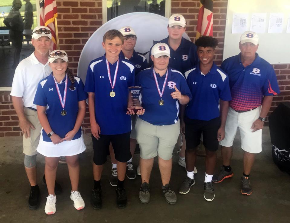 Boonsboro won its record sixth straight Washington County Public Schools golf tournament championship on Sept. 1, 2022, at Black Rock.