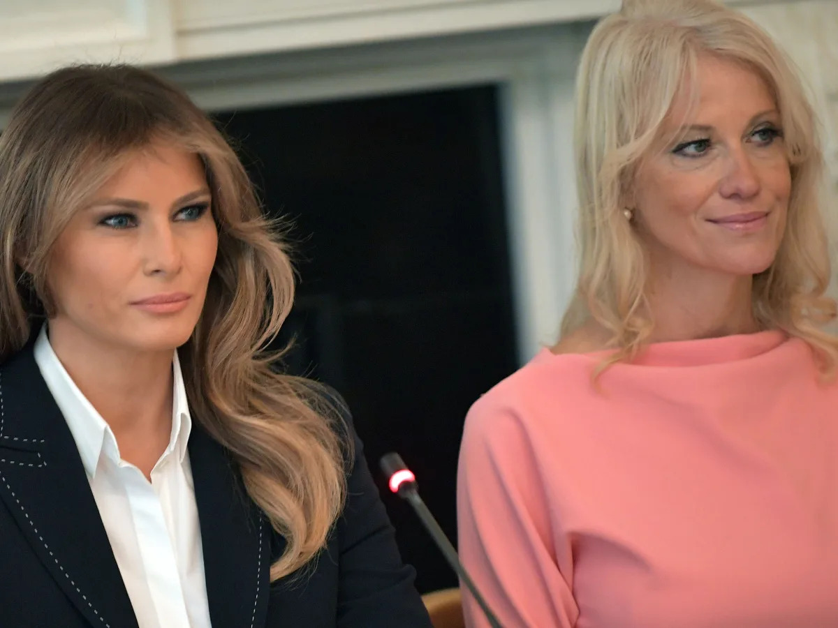 Melania Trump said 'we don't control our husbands' after Kellyanne Conway's husb..