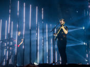 <p>Joe Newman of Alt-J performs at the 2017 Panorama Music Festival at Randall’s Island on July 29, 2017 in New York City. (Photo by Noam Galai/WireImage) </p>