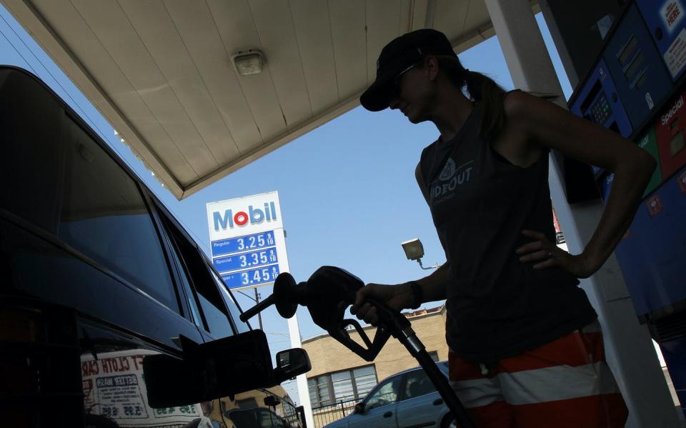 <span class="caption">ExxonMobil is one of many companies that will likely spend a lot of money on upcoming elections.</span> <span class="attribution"><a class="link " href="https://www.gettyimages.com/detail/news-photo/anastasia-hinchsliff-fuels-her-suv-at-an-exxon-mobile-gas-news-photo/103157613?adppopup=true" rel="nofollow noopener" target="_blank" data-ylk="slk:John Gress/Getty Images;elm:context_link;itc:0;sec:content-canvas">John Gress/Getty Images</a></span>