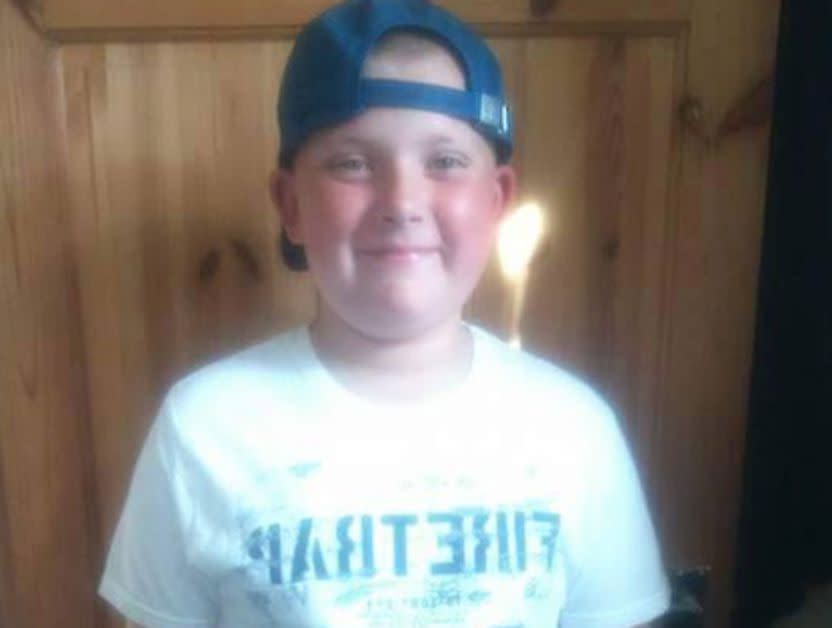 The mother of Blake Barrass, 14, pictured, has been charged with murdering him and his brother (Picture: Facebook)