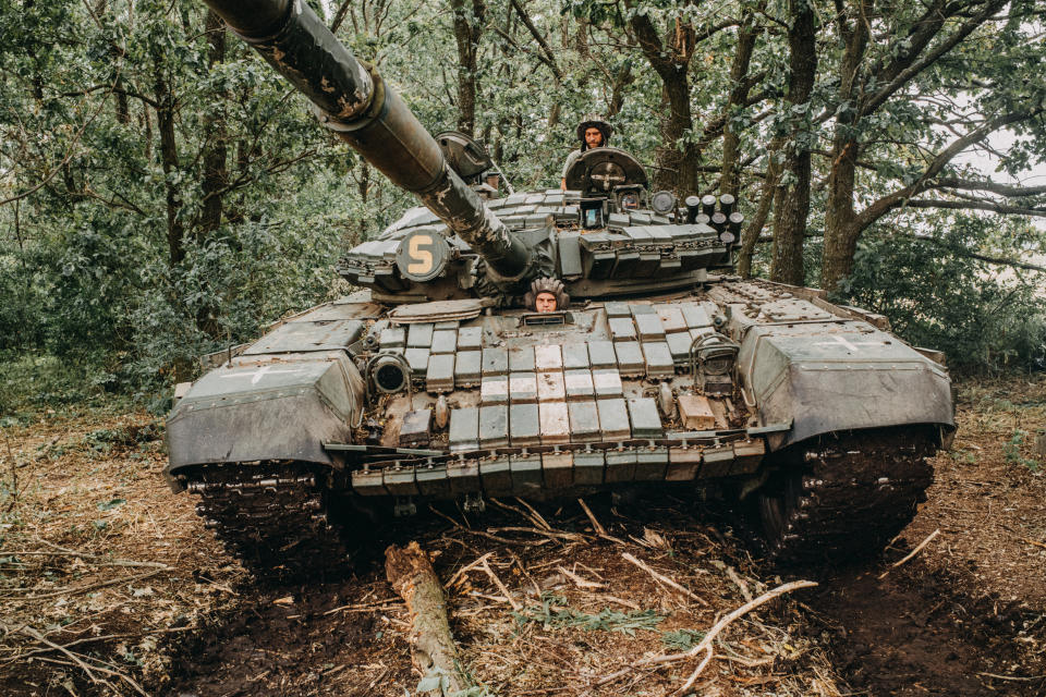 T-72-Panzer (Photo by Wojciech Grzedzinski/Anadolu Agency via Getty Images)
