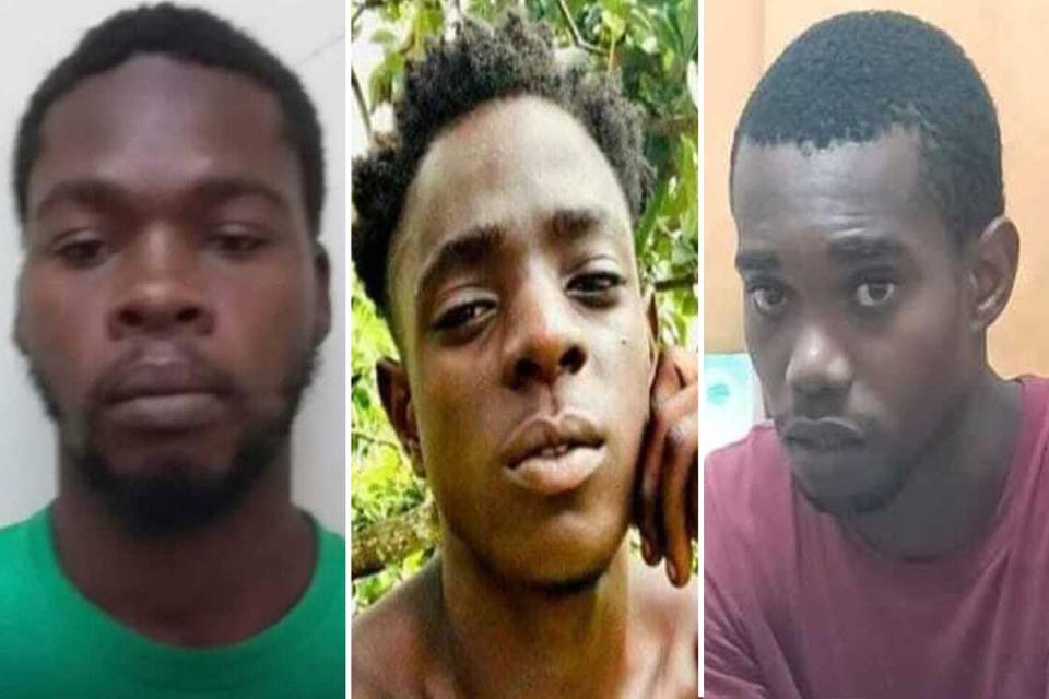 The three men were recaptured after allegedly taking a yacht to St Vincent and the Grenadines (RSVG Police Force)