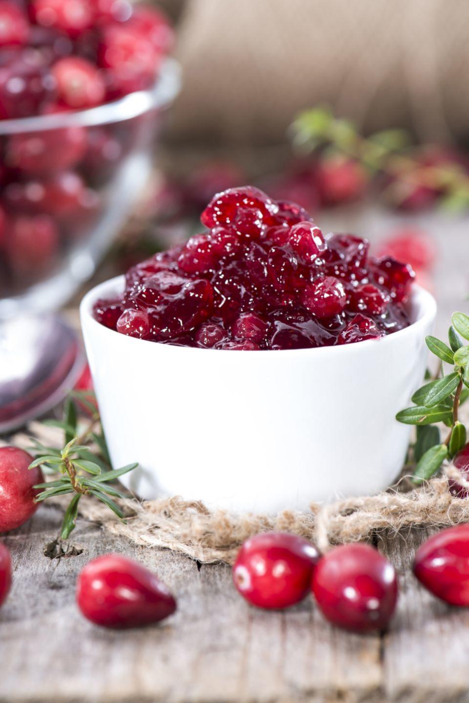 Cranberry and Dried-Cherry Sauce