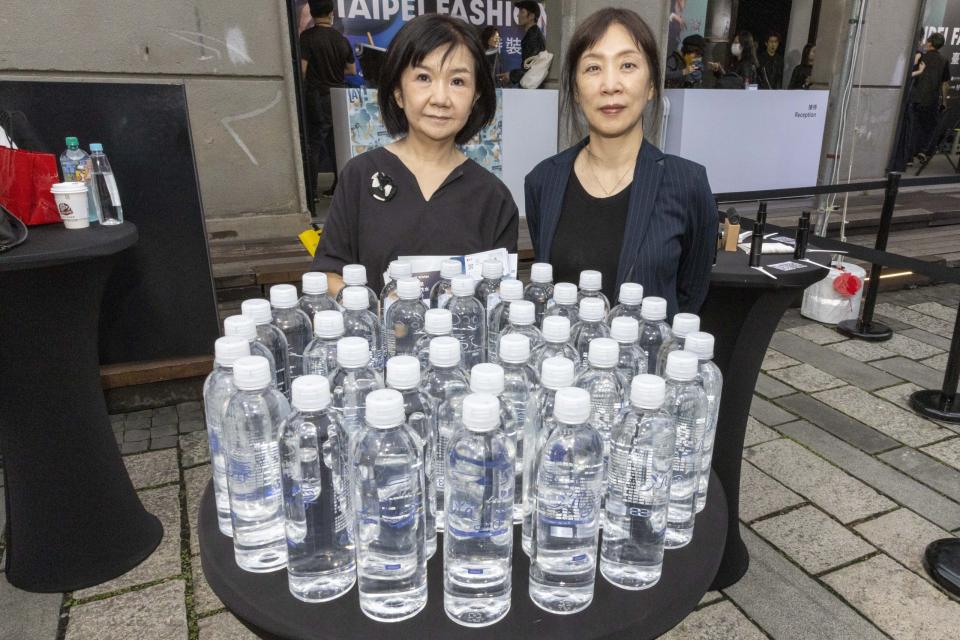 天然鹼性水品牌沉浮團隊參與臺北時裝週。圖源：巧絲顏提供