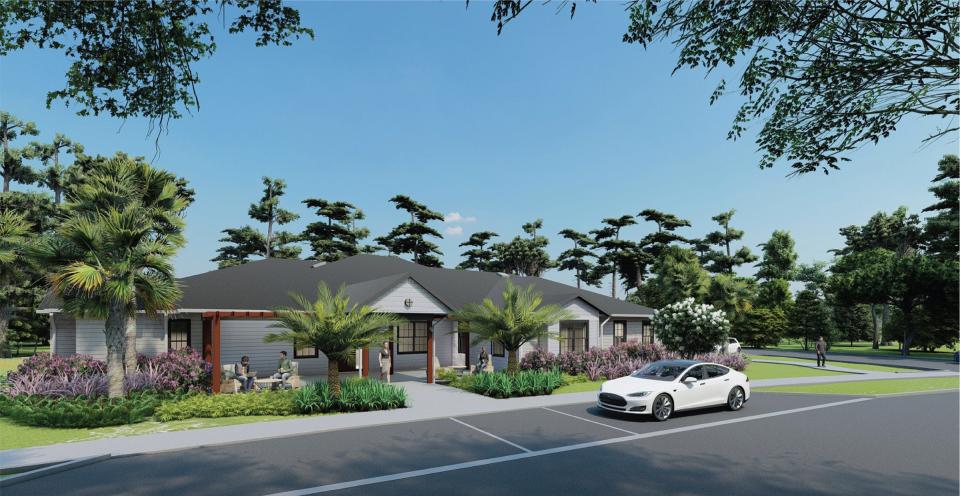 The Arc Jacksonville secured permits to build a new community home model, seen in this rendering, for adults with intellectual and developmental differences with a focus on mental health services.