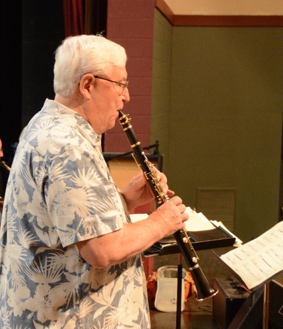 TCA Big Band Leader Mark B. Felder will be featured on clarinet on "Begin the Beguine" during the band's concert May 15.