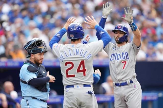 Morel's double in the ninth lifts Cubs over Blue Jays 5-4 Ohio