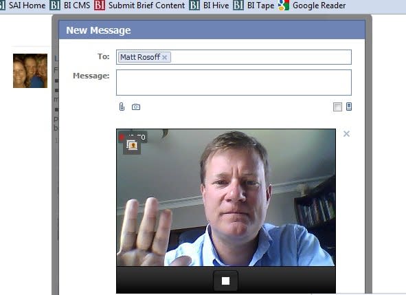 Facebook Skype video