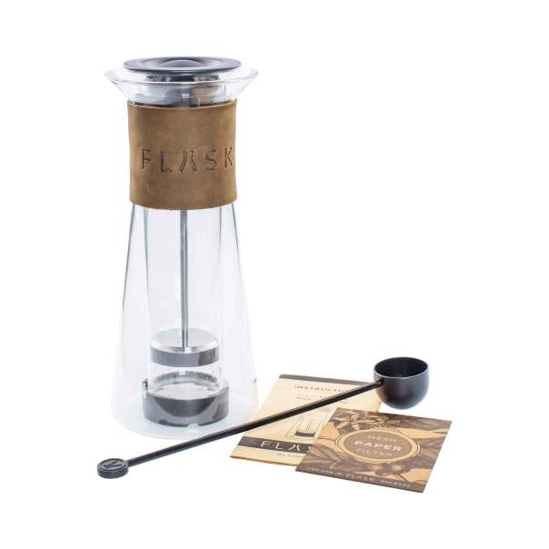 Dads who are coffee aficionados will enjoy the FLASK French press. Image courtesy of ethoz/Planetary Design