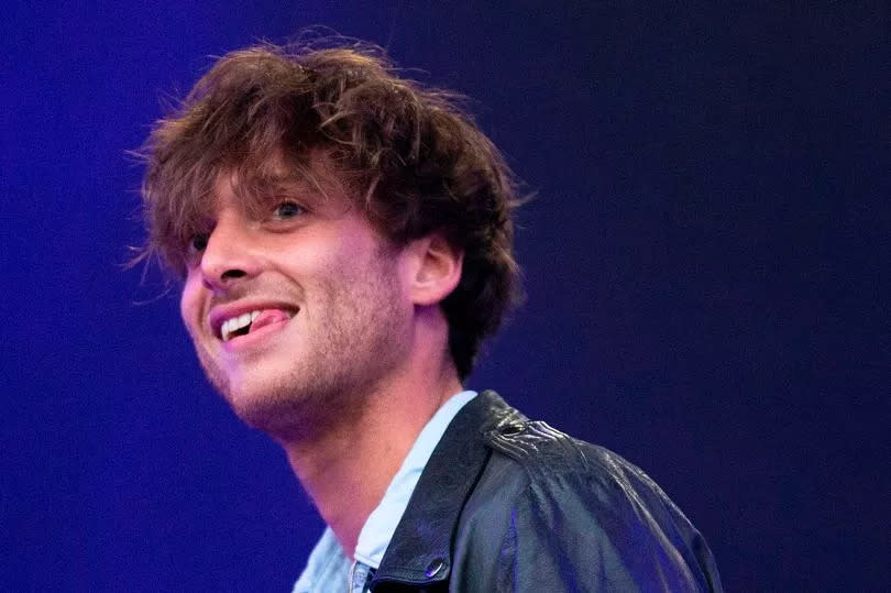 Paolo Nutini on the main stage at T in the Park 2014