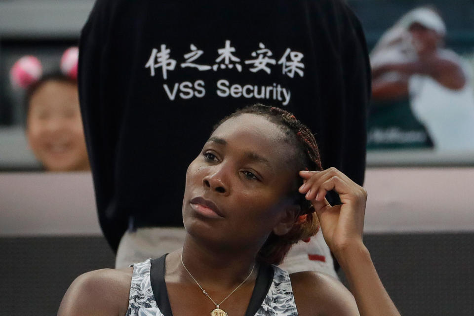 Venus Williams at the China Open in Beijing