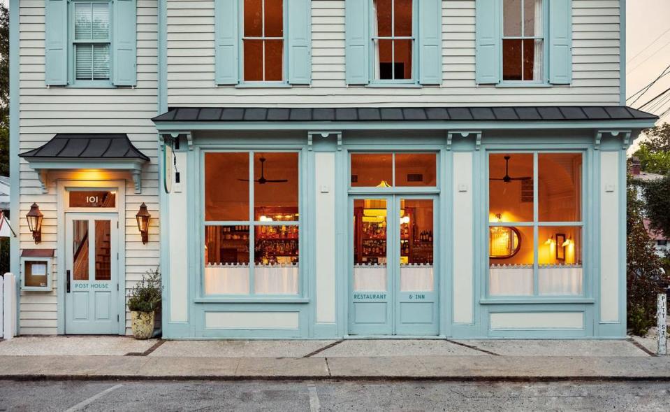 The Post House, which can be found at 101 Pitt Street in Mount Pleasant, is a seven-bedroom coastal tavern and inn that was recently awarded the title of being the best place to stay in South Carolina in 2023 by Travel + Leisure.