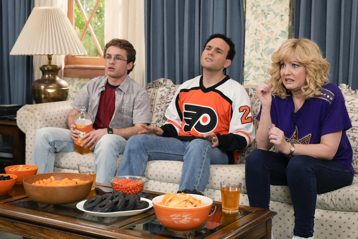 THE GOLDBERGS - “A Flyers Path to Victory” - The Philadelphia Flyers have made it to the Stanley Cup Finals, and Barry, nervous about a win, implements some superstitious protocols that the family must follow. Meanwhile, per Geoff’s request, Lou and Linda spend some quality time with Muriel. WEDNESDAY, MARCH 15 (8:30-9:00 p.m. EDT), on ABC.  (Scott Everett White / ABC)