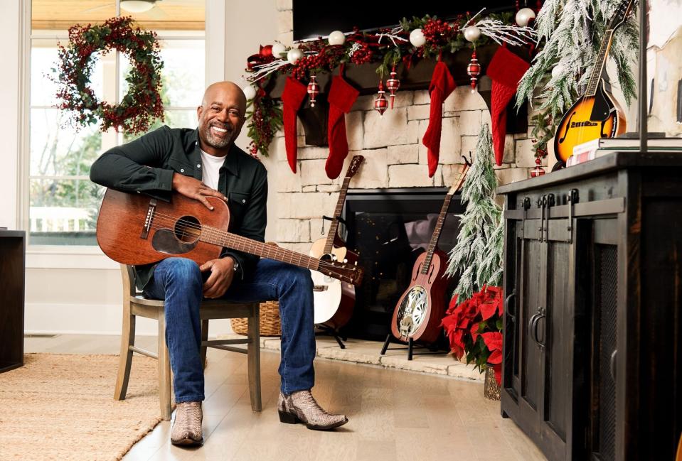 darius rucker christmas card