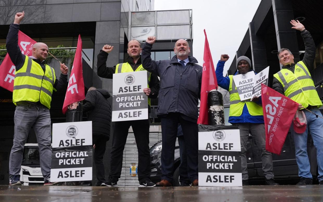 aslef may bank holiday national rail train strikes