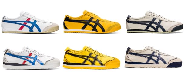 Side view of Onitsuka Tiger's sneakers.<p>Onitsuka Tiger</p>