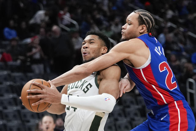 Detroit falls to Bucks, 141-135; to meet again Monday – The