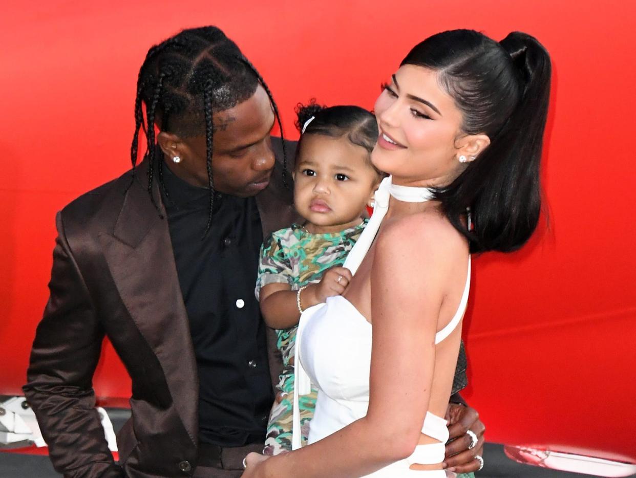 travis scott kylie jenner stormi