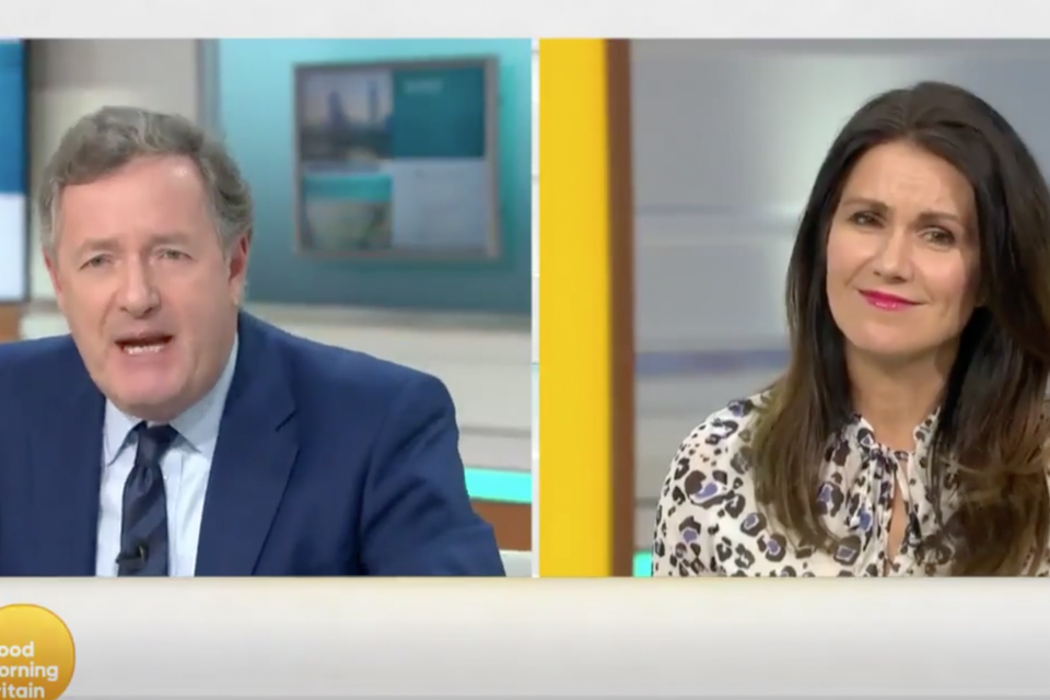 The presenter airs his opinion to co-host Suzannah Reid: GMB