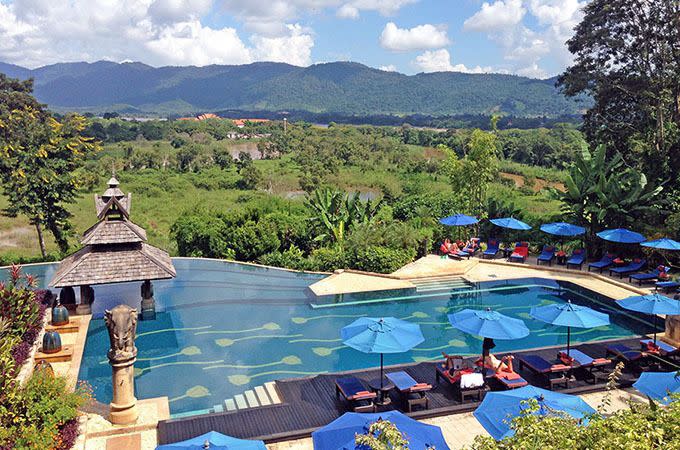 The resort overlooks the borders of Myamar and Laos. Photo: Chris Ashton