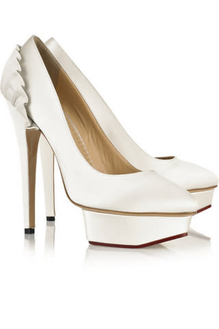 Charlotte Olympia shoes, $840, at Net-a-Porter