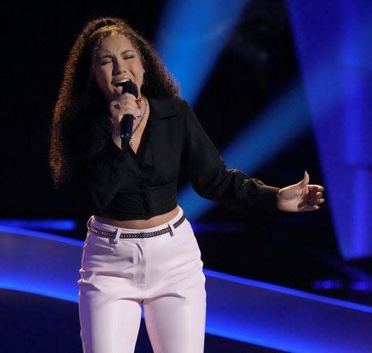 Serenity Arce, 17, of Jupiter competes on The Voice.
